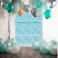 thumbnail image 3 of Cateissary 1 Uds. Conjunto de tarjeta de papel plateada de 11 pulgadas, cartel personalizado para decoración, cartel para fiesta de cumpleaños, Kits de decoración para fiestas TYPE1 NO1, 3 of 6