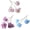 A+B+C, variant on 1 PC Artificial Flower for Living Room and Dining Table, Faux Floral Stem for Spring and Summer Home Decor, Mother's Day, Valentine's Day, Home & Garden Floral Accessories, B, 17.72 Inch