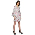 thumbnail image 3 of Moomaya Printed Short Bride Getting Ready&nbsp;Dress&nbsp;Bell Sleeves&nbsp;Bathrobe&nbsp;Women Wrap, 3 of 6