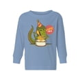 thumbnail image 1 of Awkward Styles 4th Birthday Toddler Long Sleeve Shirt I'm Four Dinosaur Kids T-Shirt, 1 of 4