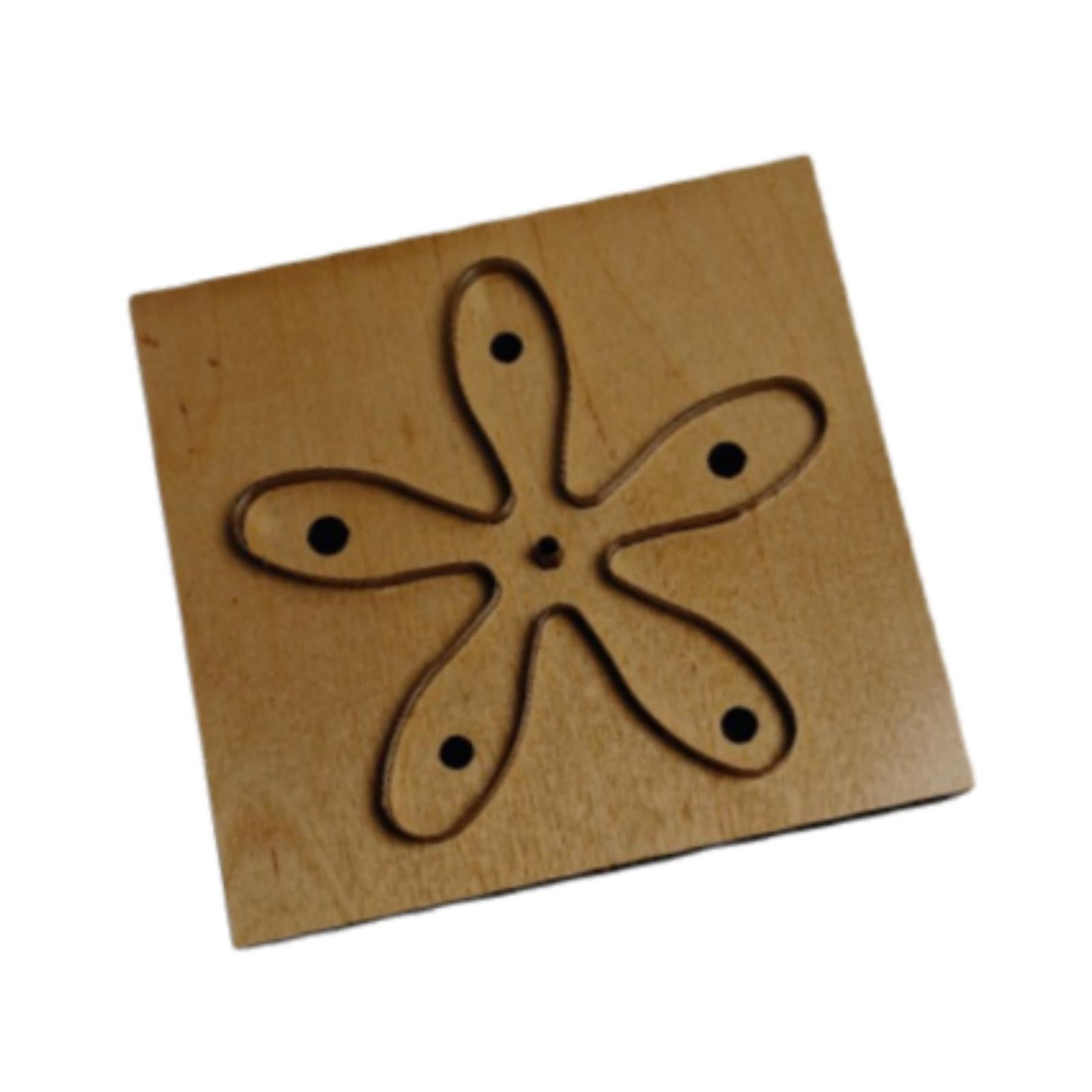 Leathercraft Cutting Die Wood Metal Template Compact Design for Beginner Home Tailor DIY Projects