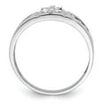 thumbnail image 2 of Auriga Fine Jewelry 14K White Gold Lab Grown Diamond Cross Men's Ring Size 10 (Carat: 0.25cttw, Clarity: SI2, Color: GH), 2 of 4