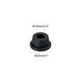 thumbnail image 2 of 6Pcs T Shape Rubber Grommet Mount Dia 19.5mm ID 10mm H 13mm Seal Protection Hole Plugs Cable Pipe Black, 2 of 5