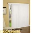 thumbnail image 3 of 59W x 36L" White 3-1/2" Vertical Blind Room Darkening Vertical Blind Easy Installation for Patio Doors, Living Room & Bedroom, 3 of 7