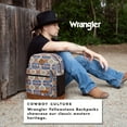thumbnail image 4 of Wrangler Yellowstone Backpack, Classic Logo Resistant Padded Sleeve, All Ages, Tan Patterned, 4 of 6