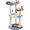 Blue & Beige, variant on Yaheetech 35.6″ Tall Ocean Cat Tree with Detachable Clear Bowl, Blue/Beige
