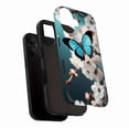 thumbnail image 3 of Butterfly and Cherry Blossom Art iPhone Case, Exquisite Floral Design for Nature Lovers, Compatible with iPhone 11/12/13/14/15/16 (Pro Max/Plus), 3 of 9