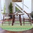thumbnail image 4 of Round Area Rug 6 Ft, Sage Green Grey Boho Washable Non-Slip Circle Carpet for Living Room/Bedroom, Vintage Ethnic Tribe Abstract Art Low-Profile Indoor Mats Collection Rugs for Residential, 4 of 7