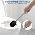 thumbnail image 4 of SUS304 Stainless Steel Toilet Brush and Holder Set Brushed Silver, 4 of 4