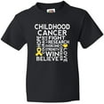 thumbnail image 3 of Inktastic Childhood Cancer Awareness Walk Youth T-Shirt, 3 of 5