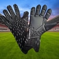 thumbnail image 4 of Guantes de portero de fútbol Guantes de fútbol antideslizantes para niños adultos (talla 7) Negro, 4 of 6