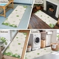 thumbnail image 5 of Runner Rugs 2x6 Ft, Tropical Palm Leaves Non Slip Area Rugs for Kitchen Bedroom Entryway, Summer Green Botanical Leaf Plants Washable Carpet Runner Rug Floor Mats for Bedroom Home Decor, 5 of 8