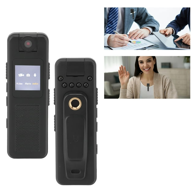 Cam Body Cam, 1080p Hd Tipo C Conexión Monte Magnético Cam Body Infrarrourado Visión de Noche