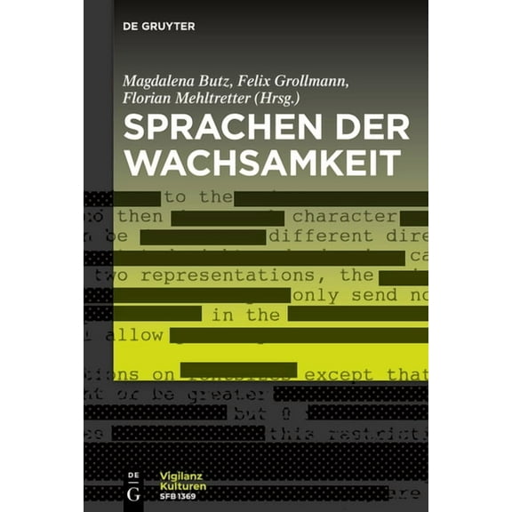 Vigilanzkulturen / Cultures of Vigilance Sprachen Der Wachsamkeit, Book 5, (Paperback)