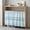 Blue, variant on Gradient Aqua Blue Cabinet Curtain 32"Wx55"L,Dustproof Pantry Door Curtain W/ Self Adhesive Tape,Modern Rustic Minimalist Pastel Solid Tall Storage Cover Privacy Drape for Bathroom Kitchen