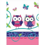 Creative Converting Owl Pal Birthday Plastic Table Cover