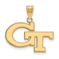 thumbnail image 1 of Solid 10k Yellow Gold Georgia Institute of Technology Medium Pendant (24mm x 24mm), 1 of 2
