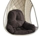 thumbnail image 2 of Cojín lavable para silla de Patio, cojín de mimbre para asiento de cesta, soporte para la espalda, para Columpio de porche con reposabrazos y respaldo, 105x105cm Fivean unisex, 2 of 2