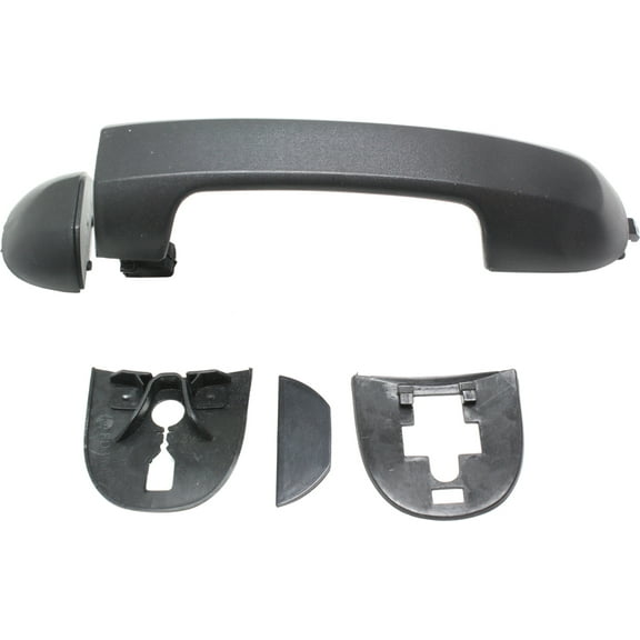 Exterior Door Handle Compatible with 2010-2013 Ford Transit Connect Front, Driver or Passenger Side, or Rear, Passenger Side - Back Door Textured Black