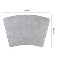 thumbnail image 4 of Unique Bargains Set of 6 Place Mat Faux Leather Table Placemats Washable Gray 19x12in, 4 of 7