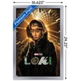 thumbnail image 3 of Marvel Loki - Sylvie One Sheet Wall Poster, 14.725" x 22.375", Framed, 3 of 3