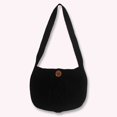 thumbnail image 1 of Bolso de hombro informal tejido, Bolso de mano abierto para mujer hecho a mano con Bolso tipo cartera con botones, 1 of 4