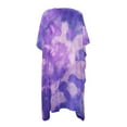 thumbnail image 5 of DISNIMOTie Dye Print Womens Beach Coverup Summer Bikini Kimono Bathing Suit Cover Ups Casual Loose Beach Long Swimwear Cover up, 5 of 6