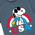 thumbnail image 3 of Peanuts - USA Rainbow - Toddler And Youth Short Sleeve Graphic T-Shirt, 3 of 6