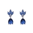 thumbnail image 1 of Aretes De Zirconia Con Diseño De Flor Y Gota Arette Accesorios Temporada, 1 of 4