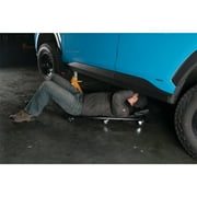 أداة الأداء W85005 40 In. 6-Caster المتداول متجر الزاحف مع مسند رأس مبطن قابل للتعديل، أسود