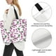 thumbnail image 3 of Fotbe Orchids Flowers Bolsa Tote Estética de Lona con Estampado para Mujer - Bolsa Reutilizable de Hombro Casual para Vacaciones, Compras, Trabajo y Gimnasio, 3 of 8