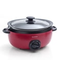 thumbnail image 1 of Olla de cocción lenta de más de 6 cuartos de galón de calentamiento uniforme, olla antiadherente, aluminio, olla lenta de 6.5 cuartos de galón que hace que tu comida sea más deliciosa. Adecuado como, 1 of 5