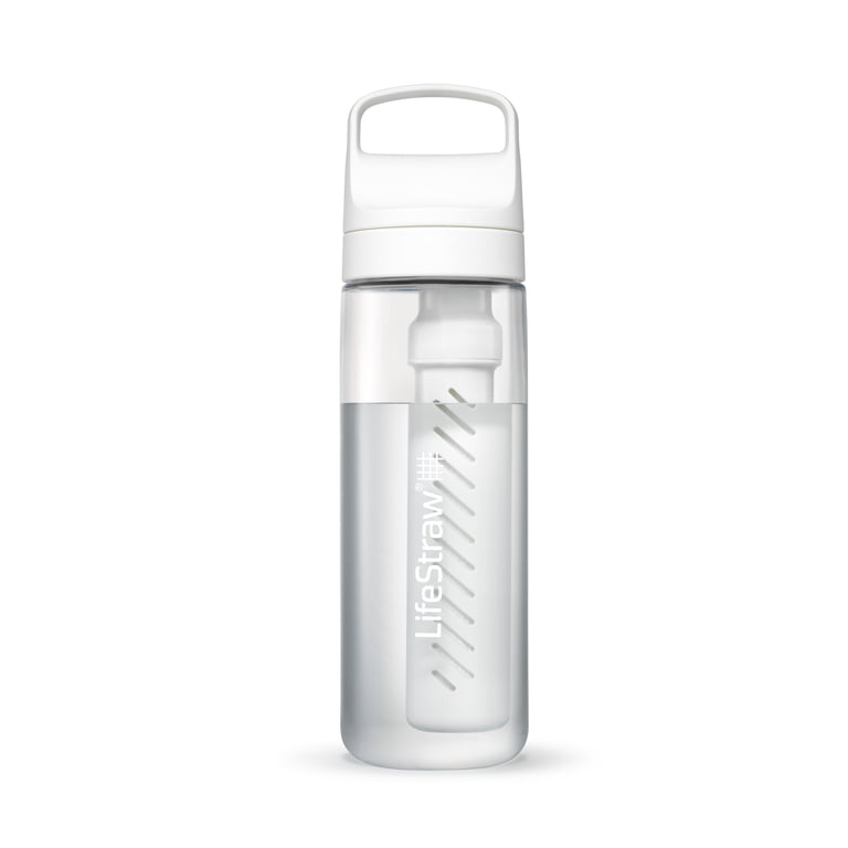 LifeStraw Go Series Water Filter Bottle, 22oz Clear photo 1