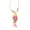 5, variant on Multicolor Fish Charm Necklace Lovely Pendant Neckchain Stainless Steel Adjustable Chain Jewelry Piece