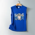 thumbnail image 5 of EQWLJWE Hauts d'Été pour Femmes Hauts pour Femmes en Liquidation Mode Femmes Imprimé Col Rond Sans Manches Chemises Tuniques Tee Tops, 5 of 5