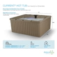 thumbnail image 5 of Aqualife by Strong Spas Current 4 Person Plug & Play Hot Tub, 14 Jets, Cobblestone, 5 of 15