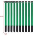 thumbnail image 1 of Magic Tape 10Pcs Reusable Hook Loop Nylon Straps Reverse Colored Fastening Tape Self Adhesive Cable Ties Wrap Bundle Fixed Ties 1500762-length 40cm width 2cm, 1 of 6