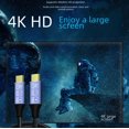 thumbnail image 4 of Pantalla de proyección de carga rápida de 100 W, 20 V, 5 A, línea de datos C a C, transmisión Lightning de 4 K a 60 Hz, 20 Gbps, pantalla dividida para computadora de 3 m, 4 of 4