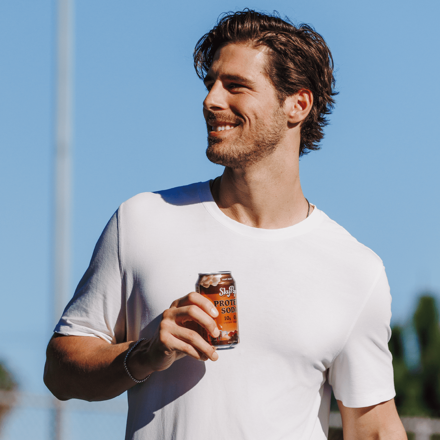 SkyPop™ Protein Soda - Next-Generation Soda Crafted with Bold Flavor, 10g of Whey Protein, & Only 45 Calories - No Artificial Flavors or Colors - Sugar, Gluten & Caffeine Free - (12 Pack, Root Beer)