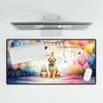 thumbnail image 4 of Happy Birthday to Golden Retriever Kitten Party Balloons Cake Desk Mat Full Keyboard Mouse Pad Goldens Dog Lover Gifts Idea Large Mousepad - 00027, 4 of 5