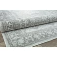 thumbnail image 4 of Freida FY50A Chilly Grey Vintage Farmhouse Light Gray Area Rug, 5'x7', 4 of 5