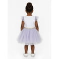 thumbnail image 3 of Gracie’s Corner Baby and Toddler Girls Glitter Tulle Dress, Sizes 12M–5T, 3 of 5