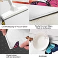 thumbnail image 3 of White Butterfly Flower Field Pattern Kitchen Rug Mat,Kitchen Runner Rugs Non Skid Washable,Decorative Kitchen Floor Mats for Kitchen,Sink,Laundry,17"X47", 3 of 5