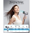 thumbnail image 3 of Hair Dryer - High-Speed 150,000 RPM Hairdryer for Fast Drying, 500Million Negative Ionic & Thermo-Control & Cool Shot Button & Lightweight & HD Display Blow Dryer with Magnetic Dif, 3 of 5