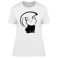 thumbnail image 1 of Cat Wagging Tail Tee Women's -Image by Shutterstock, 1 of 2