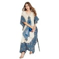 thumbnail image 3 of Caftans Longs pour Femmes Grande Taille Robe Caftan Robe de Soirée Fête Été Plage Robe d'Été Manches Kimono Longues Robes Décontractées en Ligne, 3 of 7