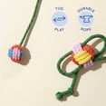 thumbnail image 5 of Oodles Durable Lasso Rope Dog Toy Set, Green, Small, 5 of 10