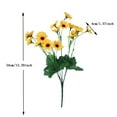 thumbnail image 4 of VINOIC 14" Artificial Sunflower - Realistic Bridal Arrangement, Artificial Flower Bouquet for Home Table Decor, 4 of 6