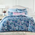 thumbnail image 1 of Sky Midnight Meadow Duvet Covers, Navy, Full/Queen, 1 of 1