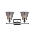 thumbnail image 6 of Innovations Lighting 916-2W-BK-G61 Small Cone 2 Light 16" Wide Vanity Light - White, 6 of 7